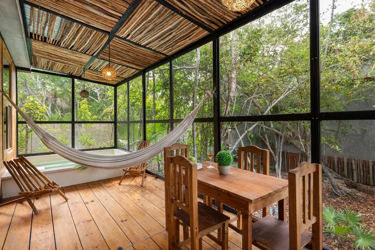 度假居 Tulum Jungle Cabins With Plunge Pool